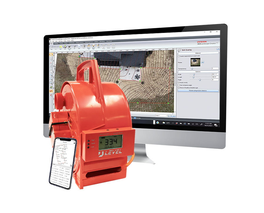 Precision Construction Altimeter with Bluetooth, Carrying case, Monopod, and U-Level app 1/16" accuracy